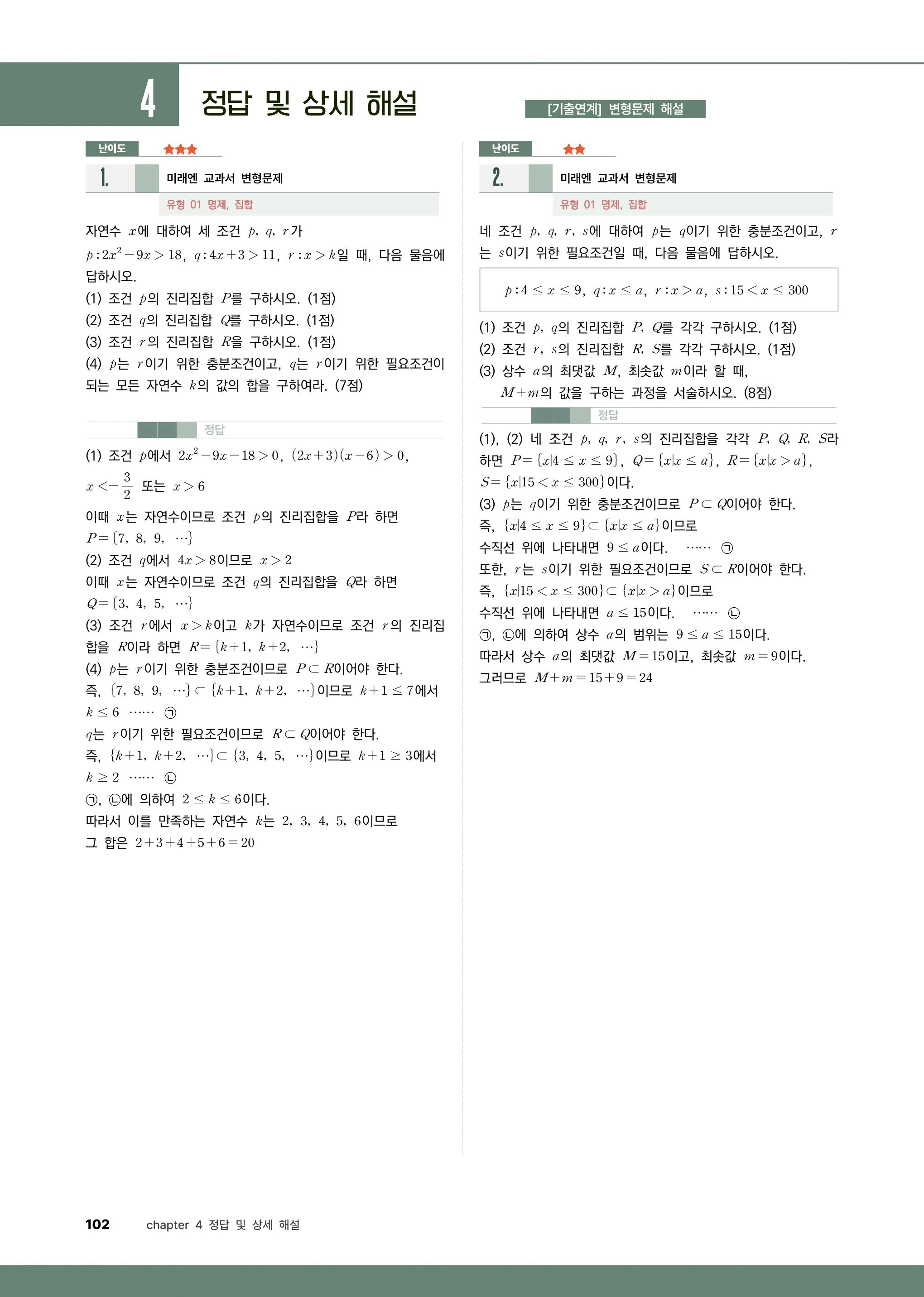 국민대 부스터 정답 및 상세 해설 페이지
