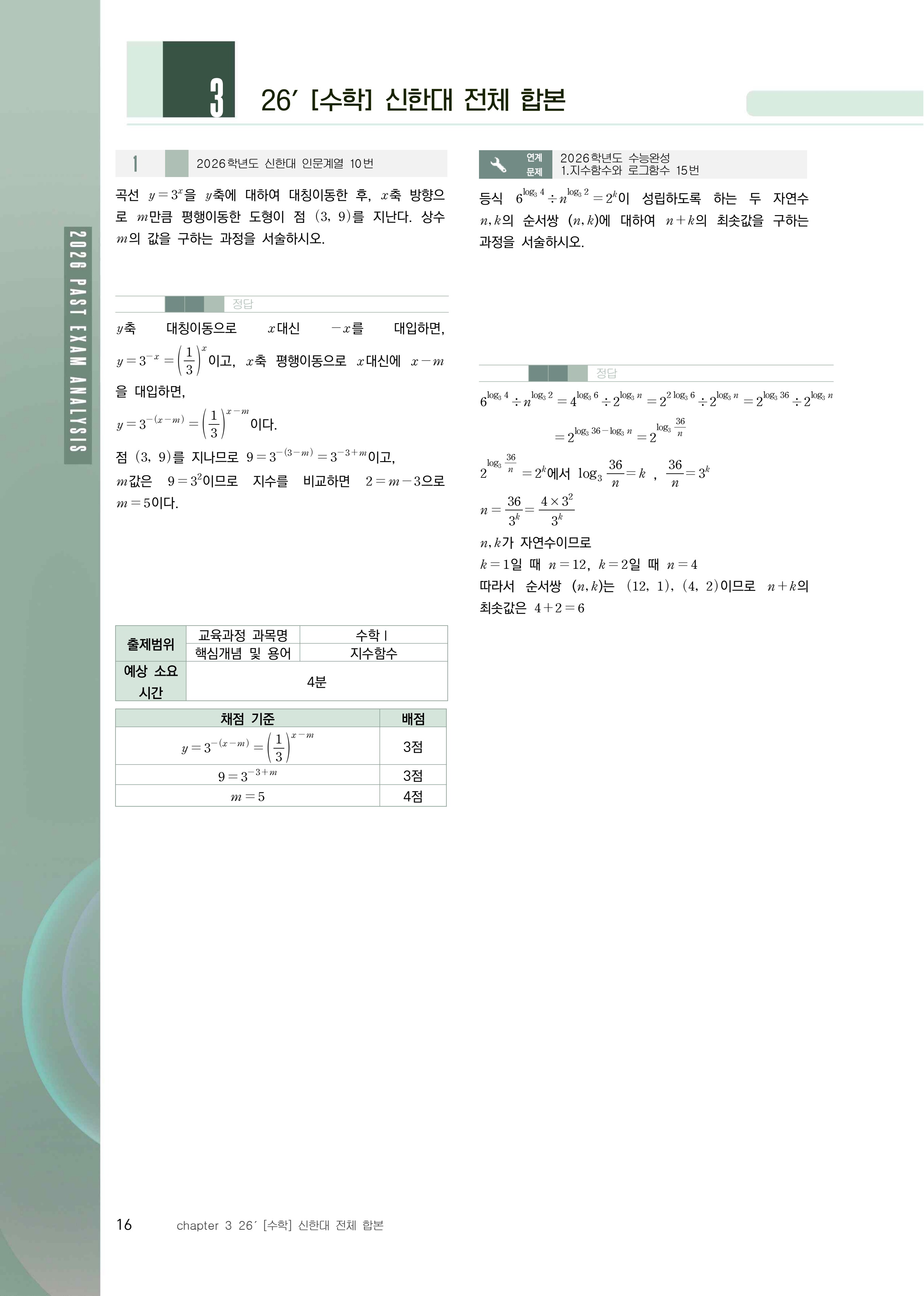 수학 기출과 연계 합본