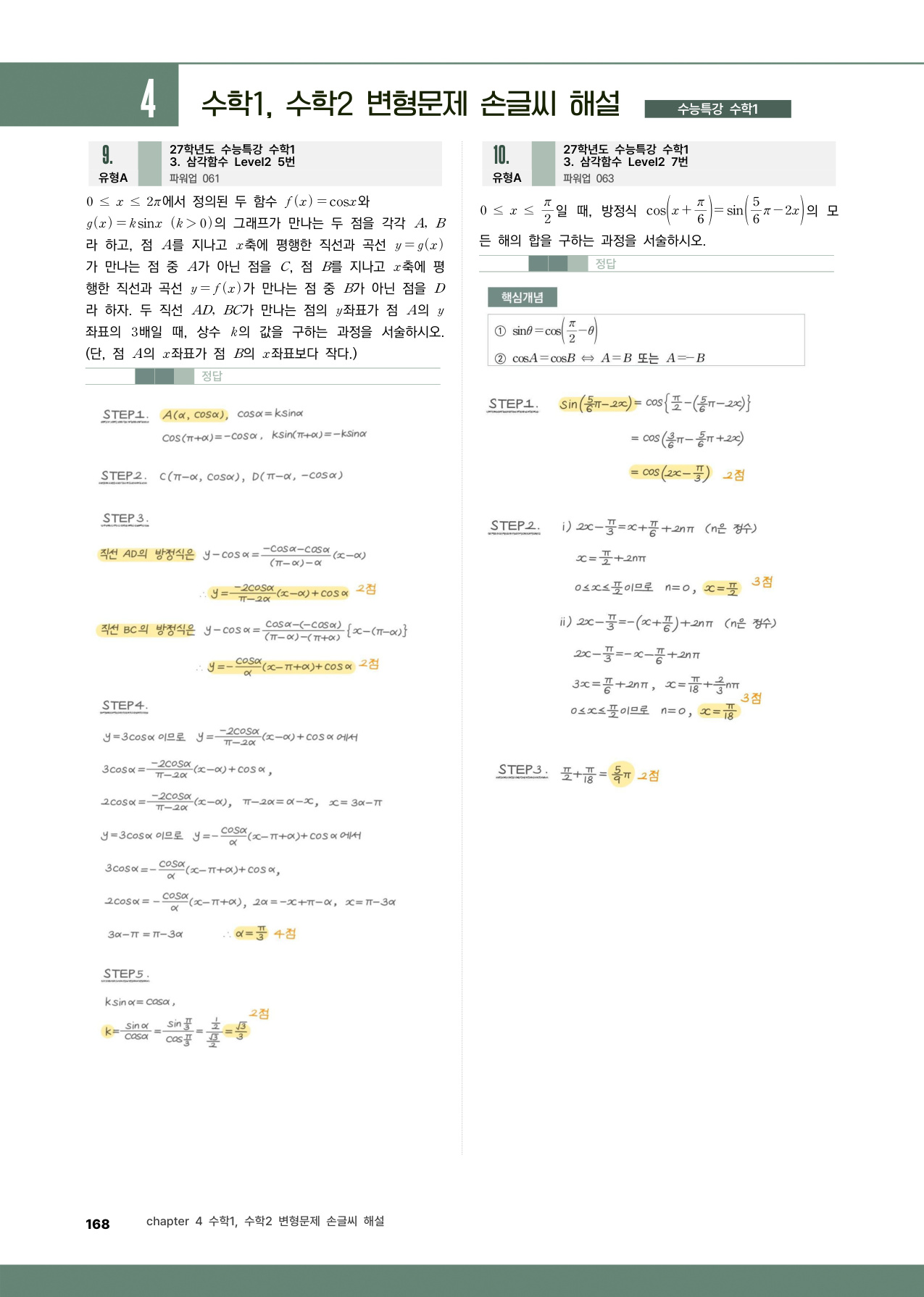 파워업 메디컬 손글씨 해설