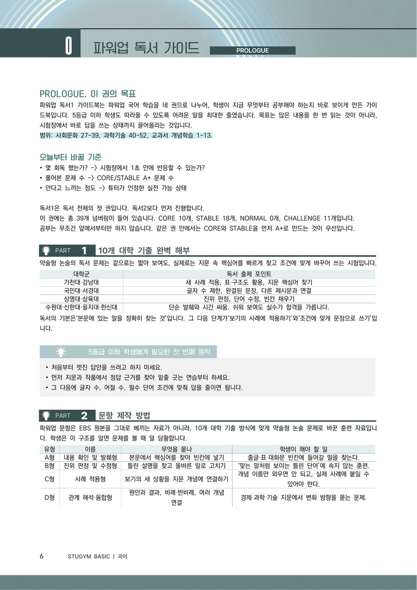 파워업 독서 가이드